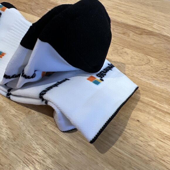 Microsoft Anywhere 365 Logo Socks New Novelty Employee Swag Corporate Tech Med - Picture 6 of 6